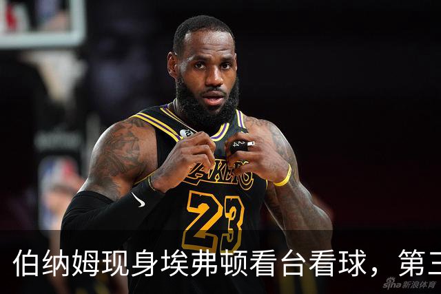 伯纳姆现身埃弗顿看台看球，第三球进账，他和妻子一起跳了起来